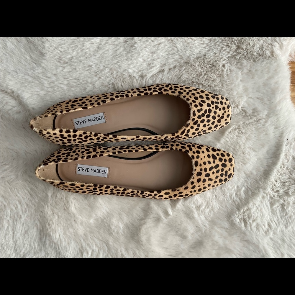 Steve Madden Calf Hair flats